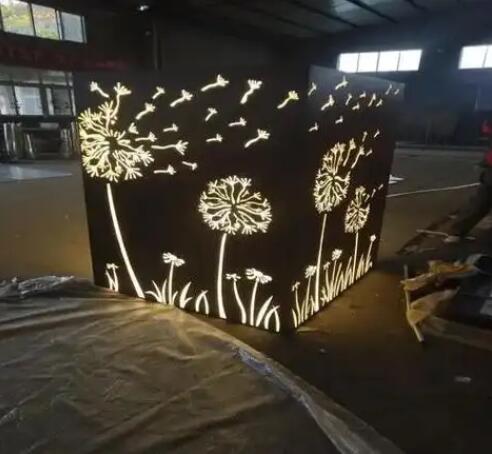 正安耐候钢灯箱